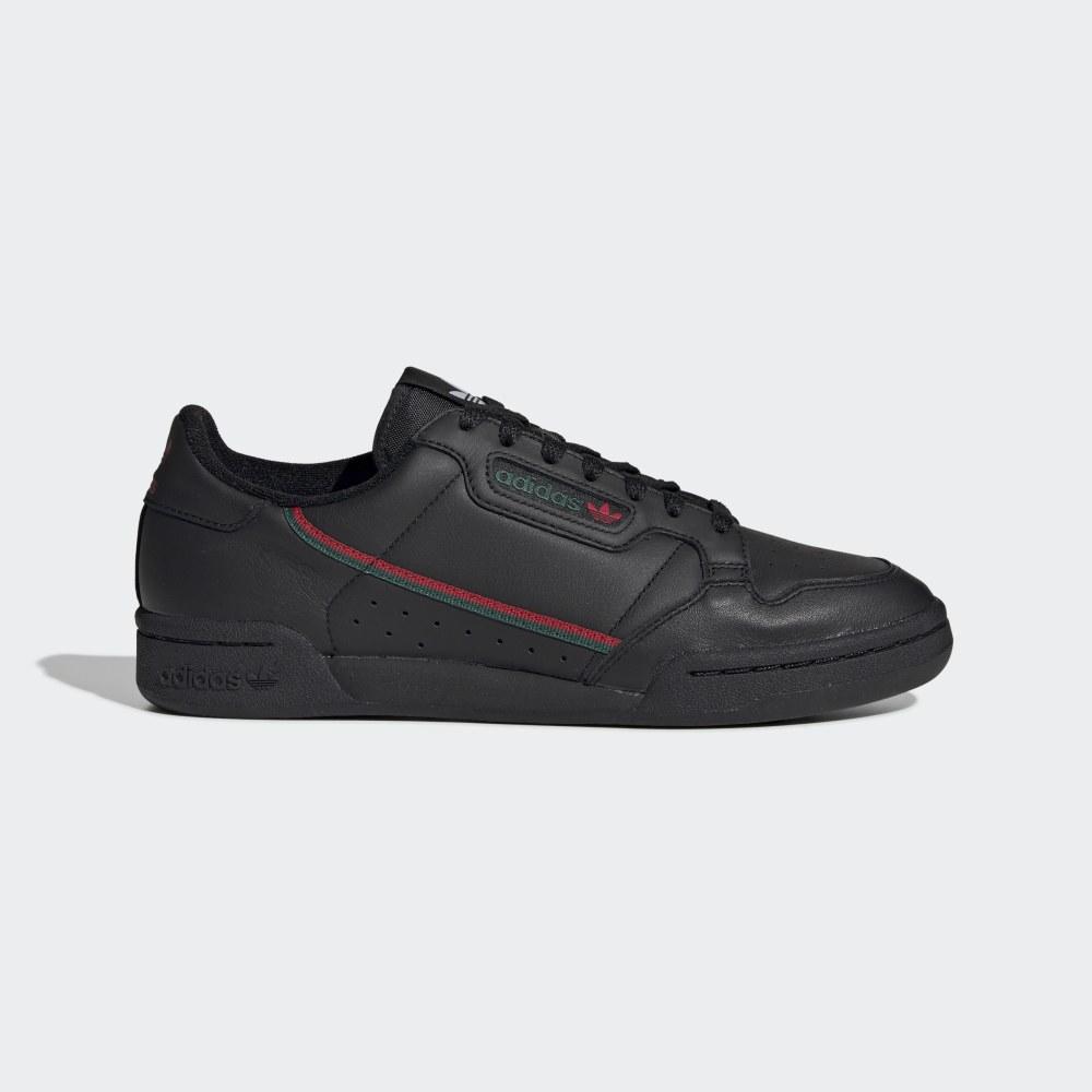 Originals Adidas Continental 80 Barbati Romania - Negrii/Rosii Inchis/Verzi EE5343